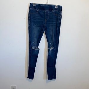 old navy blue rockstar jeggings